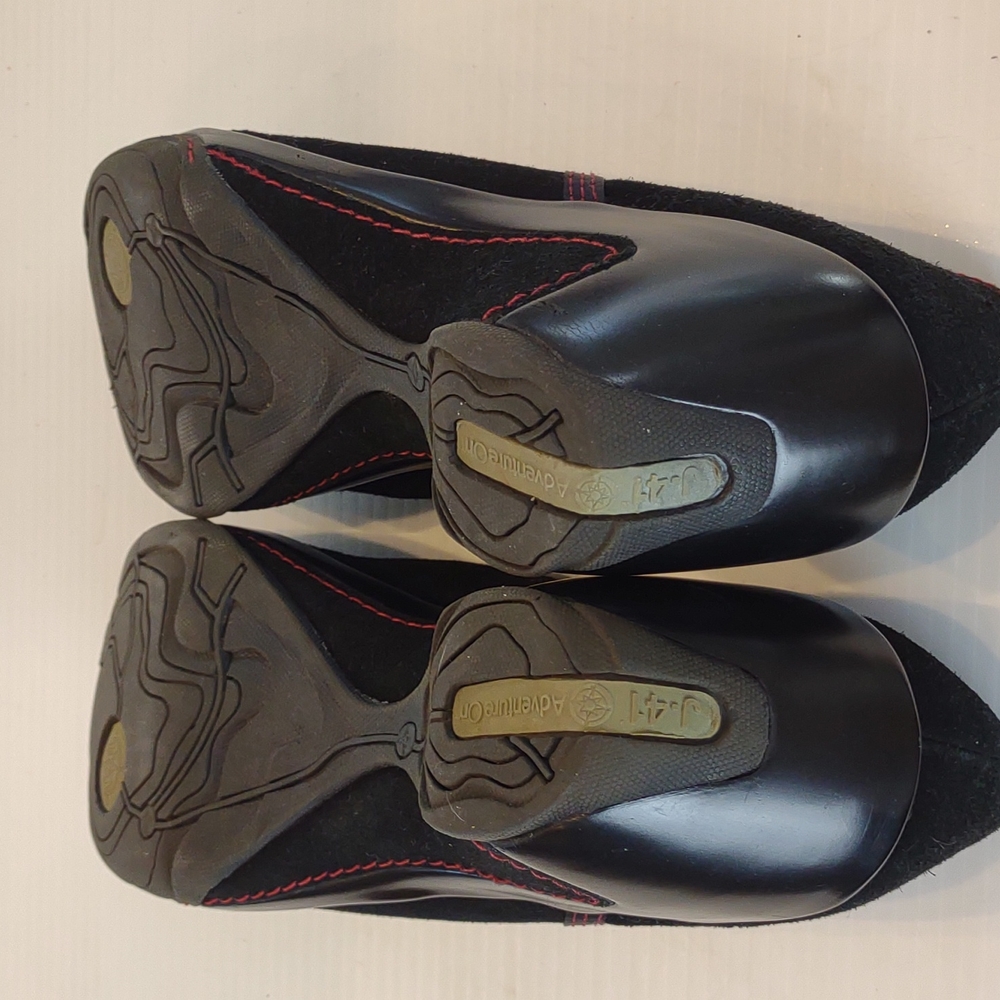 J-41 Black and Red Mules - Picture 12 of 16